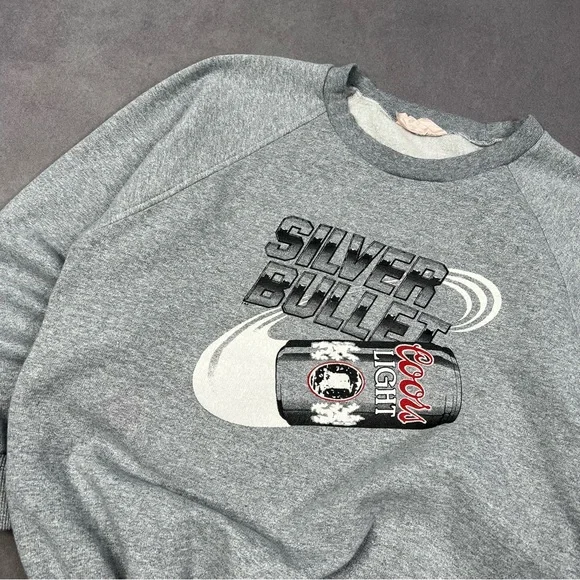 Vintage Gray Crewneck Sweater - Picture 3 of 4